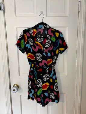 Stranger Things 80s romper medium